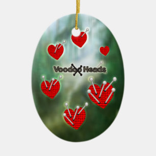 Voodoo Heads ~ Sumpf Keramik Ornament