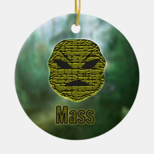 Voodoo Heads ~ Sumpf Keramikornament (Vorne)