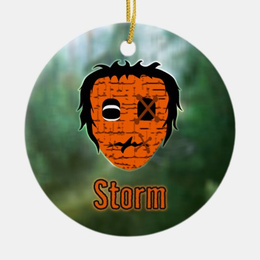 Voodoo Heads ~ Sumpf Keramikornament (Vorne)