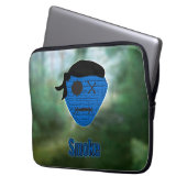 Voodoo Heads ~ Sumpf Laptopschutzhülle (Vorderseite Links)