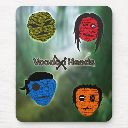 Voodoo Heads ~ Sumpf Mousepad (Vorne)