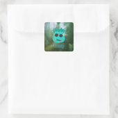 Voodoo Heads ~ Sumpf Quadratischer Aufkleber (Tasche)