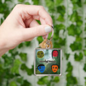 Voodoo Heads ~ Sumpf Schlüsselanhänger (Hand)