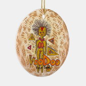 Voodoo-Herz Keramik Ornament (Rechts)