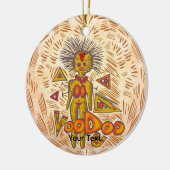 Voodoo-Herz Keramik Ornament (Links)