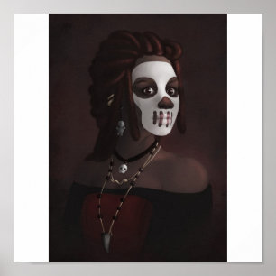Voodoo Hexe Poster