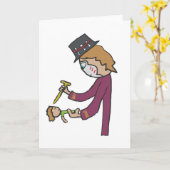 Voodoo Hexendoktor Karte (Gelbe Blume)