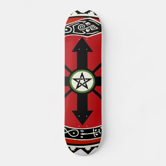 Voodoo-Hexerei-Skateboard Skateboard (Vorderseite)