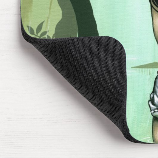 Voodoo im Bayou gotischer feenhafter Mousepad (Ecke)