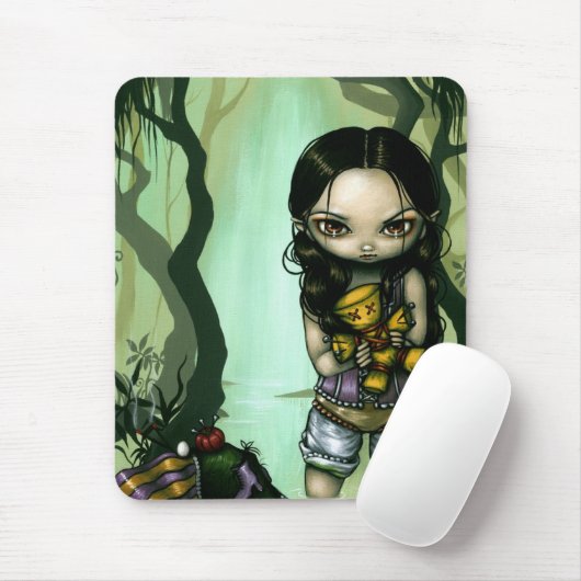 Voodoo im Bayou gotischer feenhafter Mousepad (Mit Mouse)