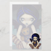 "Voodoo im blauen" Briefpapier (Vorne/Hinten)