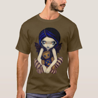 Voodoo im blauen gotischen feenhaften Shirt