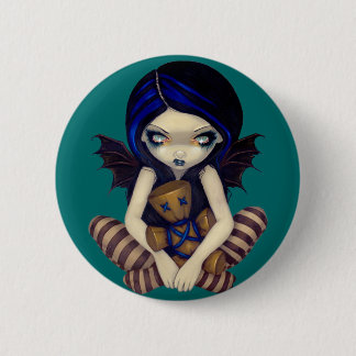 "Voodoo im blauen" Knopf Button