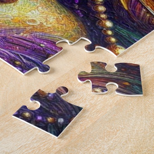 Voodoo Impressionismus Mardi Gras Fee Puzzle (Seite)