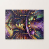 Voodoo Impressionismus Mardi Gras Fee Puzzle (Horizontal)