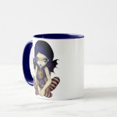 "Voodoo in der blauen" Tasse (Vorderseite Links)