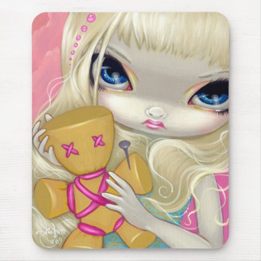 "Voodoo in rosa" Mousepad (Vorne)