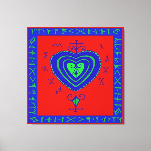 Voodoo Irdische Mutter Leinwand (Vorderseite)