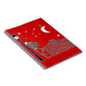 Voodoo-Jazzsaxophone-Spieler Notizblock (Rechte Seite)