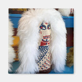 Voodoo Knockdown Doll carnival game dude Magnet (Vorne)