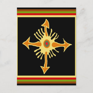 VooDoo Kompass Postkarte