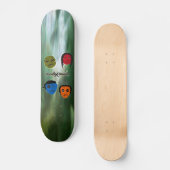 Voodoo Köpfe ~ Sumpf Skateboard (Vorderseite)