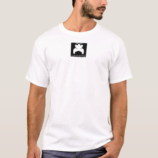 Voodoo-Laufendes Block-Logo mit ATV T-Shirt (Vorderseite)