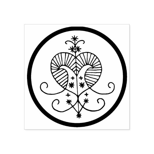 Voodoo Liebe Briefmarke Gummistempel (Prägung)