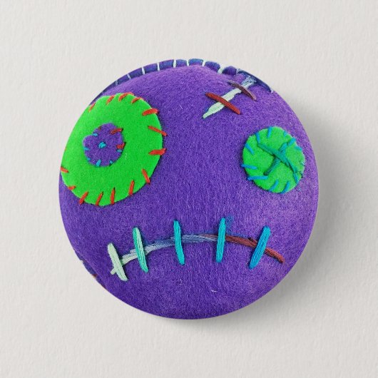 Voodoo lila button (Vorderseite)
