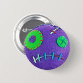 Voodoo lila button (Vorne & Hinten)