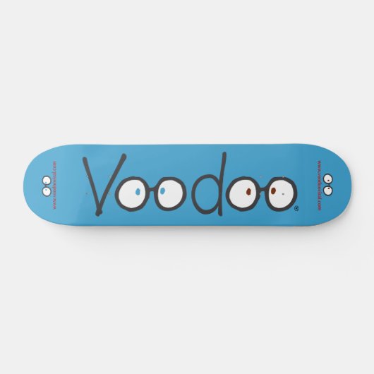 Voodoo Long Skateboard Deck (blau) (Horizontal)
