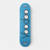 Voodoo Long Skateboard Deck (blau) (Vorne)