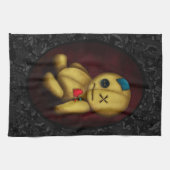 Voodoo Lumpenpuppe Geschirrtuch (Horizontal)