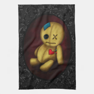 Voodoo Lumpenpuppe Geschirrtuch