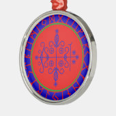 Voodoo Magik - Papa Legba Silbernes Ornament (Links)