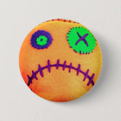 Voodoo-Mandarine Button (Vorderseite)