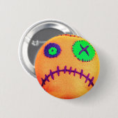 Voodoo-Mandarine Button (Vorne & Hinten)