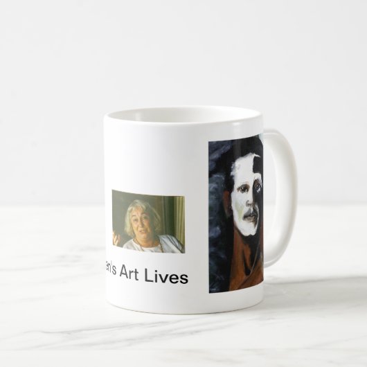 Voodoo-Mann Kaffeetasse (VorderseiteRechts)