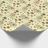 VooDoo Monkey Wrapping Paper Geschenkpapier (Ecke)