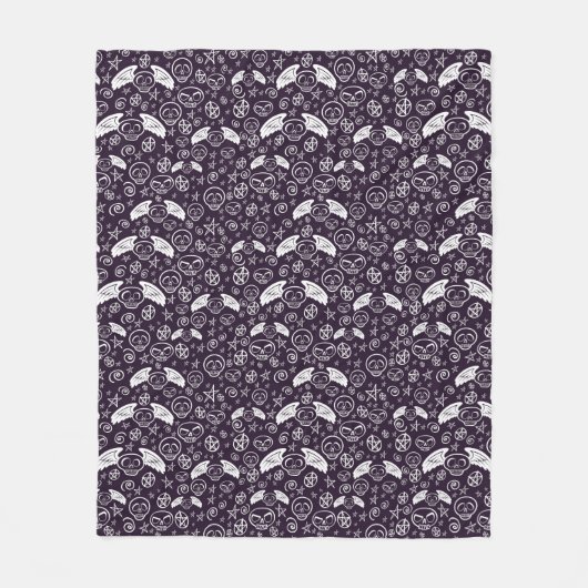 "Voodoo-" Muster Fleecedecke (Vorderseite)