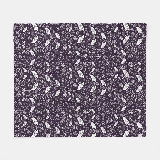 "Voodoo-" Muster Fleecedecke (Vorderseite (Horizontal))