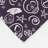 "Voodoo-" Muster Fleecedecke (Ecke)