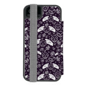 "Voodoo-" Muster Incipio iPhone Geldbeutel-Hülle (Folio Rückseite)