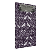 "Voodoo-" Muster Mini Klemmbrett (Schrägansicht)