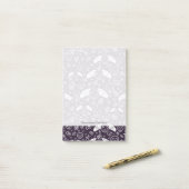 "Voodoo-" Muster Post-it Klebezettel (Auf Schreibtisch)