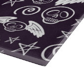 "Voodoo-" Muster Schneidebrett (Ecke)
