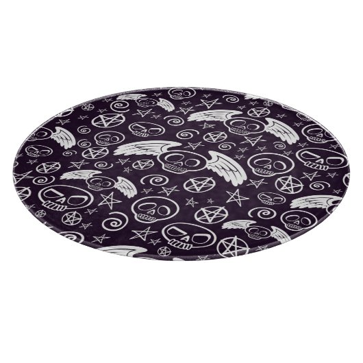 "Voodoo-" Muster Schneidebrett (Ecke)