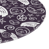 "Voodoo-" Muster Schneidebrett (Ecke)