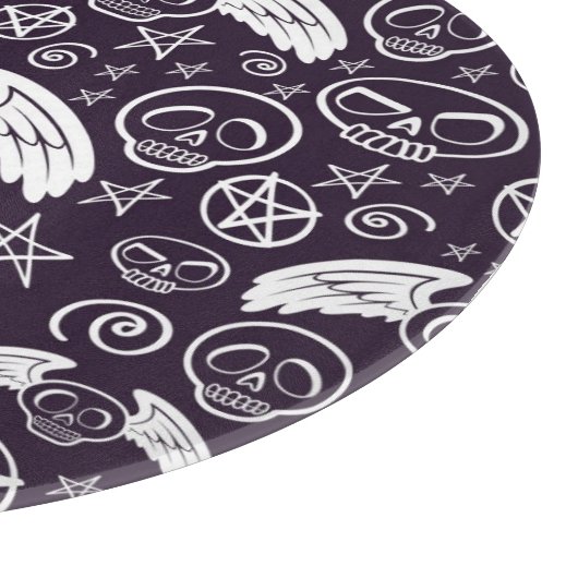 "Voodoo-" Muster Schneidebrett (Ecke)