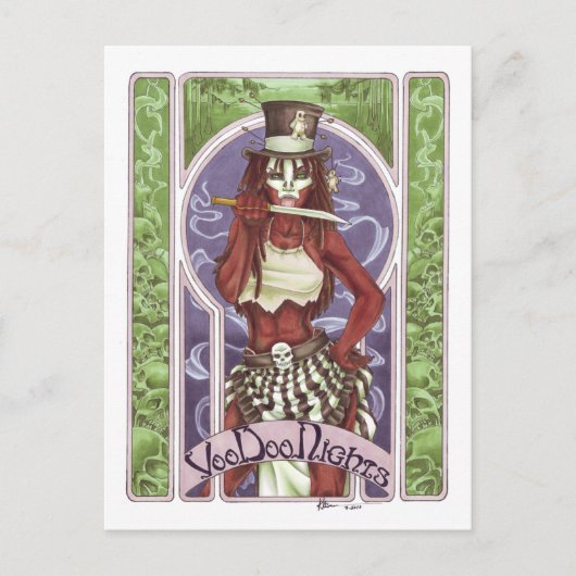 Voodoo Nights Postkarte (Vorderseite)